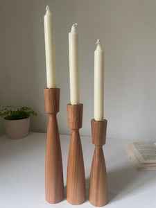 Support à bougie en bois brun de qualité supérieure, design admirable, pour cuisine, table à manger, décoration, bougeoir, à vendre - Product Image 3