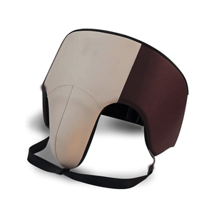 Leather & PU <b>Dummy</b> Groin Guard for Men Boxing Protection Custom Logo Adjustable Elasticity Spring Sports - Product Image 4
