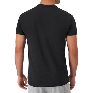 T-shirt à col rond pour homme, manches courtes, coupe classique, tricot uni, écologique, 180g, vêtements décontractés, coton, impression numérique - Product Image 2