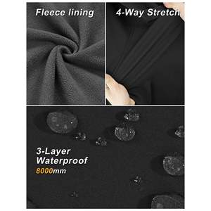 Chaleco Impermeable para Mujer, Resistente a las Manchas, Chaqueta Deportiva Softshell, Calentador Corporal de Secado Rápido, Chaleco Deportivo de Alto Rendimiento - Product Image 3