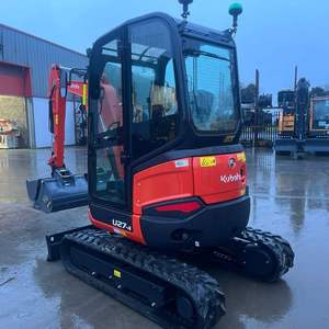 Miniexcavadora Kubota U27 U27-4 de segunda mano 2026, excavadoras usadas de 2.7, 2 y 3 toneladas, con motor, caja de cambios y martillo hidráulico, certificación CE - Product Image 1