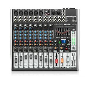 Behrin ger X1222USB Interfaz <span class=keywords><strong>de</strong></span> Audio USB Profesional <span class=keywords><strong>de</strong></span> 12 Canales con Mezclador Analógico Multi-Efectos para Grabación <span class=keywords><strong>de</strong></span> <span class=keywords><strong>Sonido</strong></span> en Vivo - Product Image 1