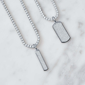 Colgante de Moissanita Plateada en Tono Blanco con Diseño de Paisaje Urbano, Joyería de Moda Hip Hop para Cadenas, Ideal para Regalo - Product Image 3