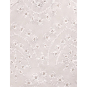 Minivestido Aurora con ojales y espalda descubierta, estilo mediterráneo con volantes, minivestido de sol con bordado inglés, cuello halter, corte en A - Product Image 3