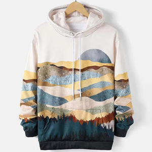 Sudaderas Personalizadas con Sublimación Completa, 100% Algodón, Bordadas, de Invierno, de la Más Alta Calidad, Sudaderas Estampadas para Hombre - Product Image 1