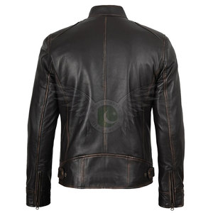 <b>Lightweight</b> Casual Urban Streetwear <b>Men</b> Fashion Leather <b>Jacket</b> Premium Modern Design <b>Men</b>’s Street Fashion Leather <b>Jacket</b> - Product Image 5