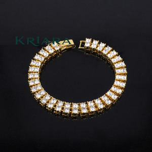 Gold Plated S925 Moissanite Tennis Necklace Round Brilliant Cut Channel Setting Luxury Unisex Party Jewelry - Product Image 2