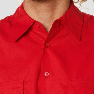 Chemise de travail haute visibilité la plus populaire à manches longues, séchage rapide, pour la construction, avec boutons - Product Image 3