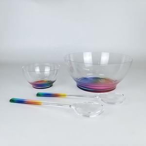 ชามสลัดพลาสติกเป็นมิตรกับสิ่งแวดล้อมพร้อมเซิร์ฟเวอร์สำหรับงานเลี้ยง - Product Image 2