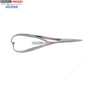 Porte-aiguille Tip Mathieu 5,5 pouces, instrument chirurgical orthodontique, forceps de précision en acier inoxydable pour maintenir les aiguilles, usage dentaire - Product Image 3