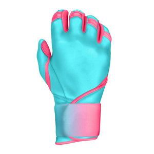 Gants de frappe classiques personnalisés pour adultes, paire, baseball, softball, spandex, gris, noir, fermeture auto-agrippante, ambidextres - Product Image 4