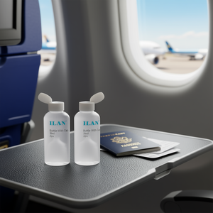 Bottiglia Ilan con tappo da 35 ml, 2 pezzi, per viaggi e conservazione - Product Image 2