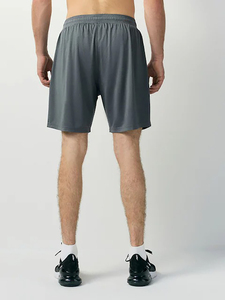 Pantalones Cortos Bermuda de Poliéster para Hombre, de Color Sólido, de Secado Rápido, Cintura Elástica, Tejido de Punto, Casuales, Deportivos, de Longitud Media - Product Image 2