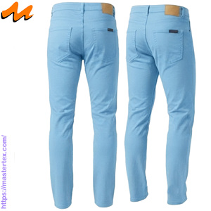Jeans de Hombre Master Textile, Corte Clásico Recto, Cintura Media, Transpirables, Sin Mezclilla, Cinco Bolsillos, Teñidos y Lavados, a 8.99 O - Product Image 3