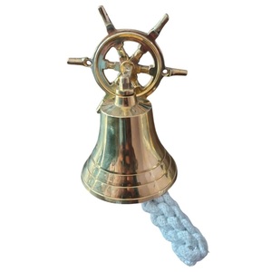 Nautical <b>Bell</b> <b>Brass</b> Marine Ship <b>Bell</b> For Coastal Decor Maritime Collection Sailor Gift Home Office And Display - Product Image 2
