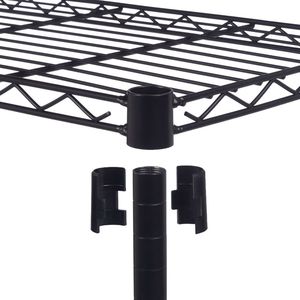 Scaffale di Stoccaggio Regolabile a 5 Ripiani Nero per Garage - Product Image 5