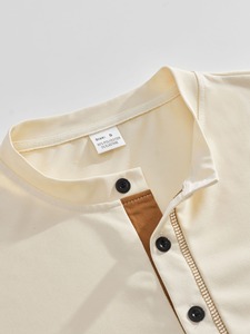 Camisas Polo de Poliéster de Color Sólido Casuales y a la Moda al por Mayor, Uniformes Suaves y Cómodos para Hombre - Product Image 4