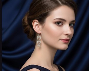 Pendientes de Plata de Ley 925 para Mujer |   Elegante Joyería de Plata |   Proveedor de Pendientes de Plata 925 al por Mayor - Product Image 2