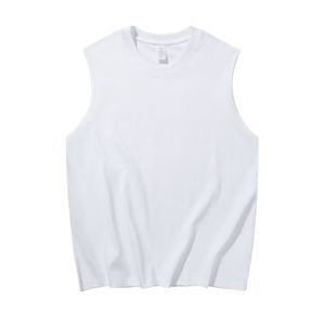 เสื้อกล้ามผู้ชายผ้าฝ้ายเรียบ 230gsm เสื้อกล้ามผู้หญิงระบายอากาศดี สั่งทำได้ ขายดีช่วงซัมเมอร์ - Product Image 1