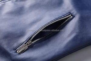 2025 Nouvel article Veste en cuir pour homme Veste en cuir à manches longues Street Wears Veste en cuir pour homme par Boomletcorp Sportswear. - Product Image 6