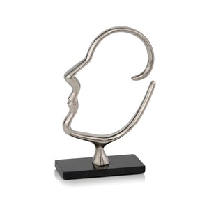Modern Abstract Sculpture Artistic Tabletop <b>Decor</b> Irregular Shape Handmade Design for Living Room - Product Image 6