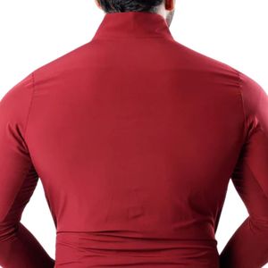 Sports <b>Jacket</b> 2.0 Lightweight Athletic Running Training <b>Zip</b>-<b>Up</b> Activewear Windbreaker for Men & Women Outdoor Fitness Burgundy - Product Image 4