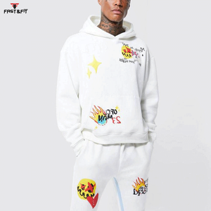 Survêtements décontractés d'hiver légers à capuche unisexes respirants en coton 100% - Product Image 3