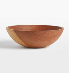 Bol en bois naturel artisanal moderne, écologique, design classique, pour la maison, le restaurant, l'hôtel, les mariages, les fêtes, la cuisine, vaisselle de service - Product Image 2