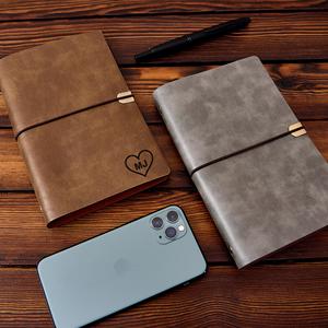 Couverture de carnet A5 en cuir véritable vintage, résistante aux odeurs, robuste, rechargeable, pour usage professionnel LNBC-0047 - Product Image 4