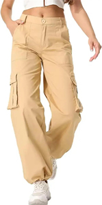 Pantalones Casuales con Bolsillos, Nuevo Diseño, Pantalones Deportivos para Correr, Fitness, Ligeros, Transpirables, Pantalones Cargo para Mujer - Product Image 4