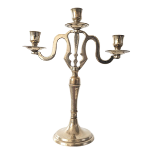 Candelabros hechos a mano de latón antiguo, decoración de mesa de Metal de alta calidad con diseño en relieve, forma cuadrada, centro de mesa de boda de Navidad - Product Image 5