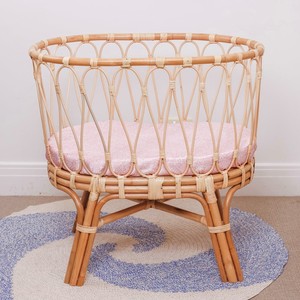Vente en gros de lits bébé en osier, berceaux en rotin, berceaux tressés pour enfants, au prix le plus bas - Product Image 1