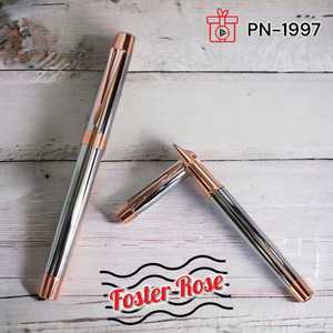 Stylo Roller Métallique en Acier Inoxydable de Luxe Écologique à Design Personnalisé, Cadeau d'Affaires Très Vendu avec Logo Personnalisé et Encre Parker - Product Image 5