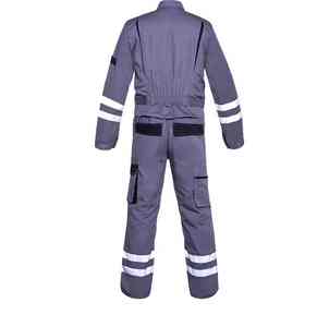Vêtements de sécurité pour hommes, combinaison haute visibilité résistante au feu, veste et pantalon, uniforme de travail durable, vêtements de travail en usine, uniforme industriel pour soudeurs - Product Image 2