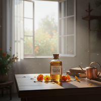 Huile Absolue de Calendula Pure en Vrac 100% Naturelle, Extrait par Solvant de Fleur de Calendula Officinalis, Liquide Viscose