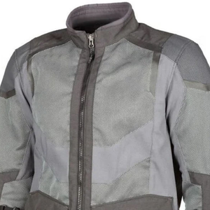 Veste de moto pour homme à manches longues en polyester gris respirant, colorée, pour toutes les saisons - Product Image 6