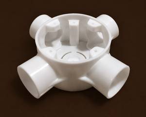Boîte de jonction électrique 19mm/20mm/32mm en PVC vierge, panneau horizontal mural multicouche - Product Image 1
