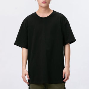 เสื้อยืดคอกลมแขนสั้นผู้ชาย ผ้าฝ้าย 100% ต้านเชื้อแบคทีเรีย ระบายอากาศได้ดี ทรงปกติ แขนเสื้อแบบแร็กแลนตัดสี สำหรับขายส่ง - Product Image 3