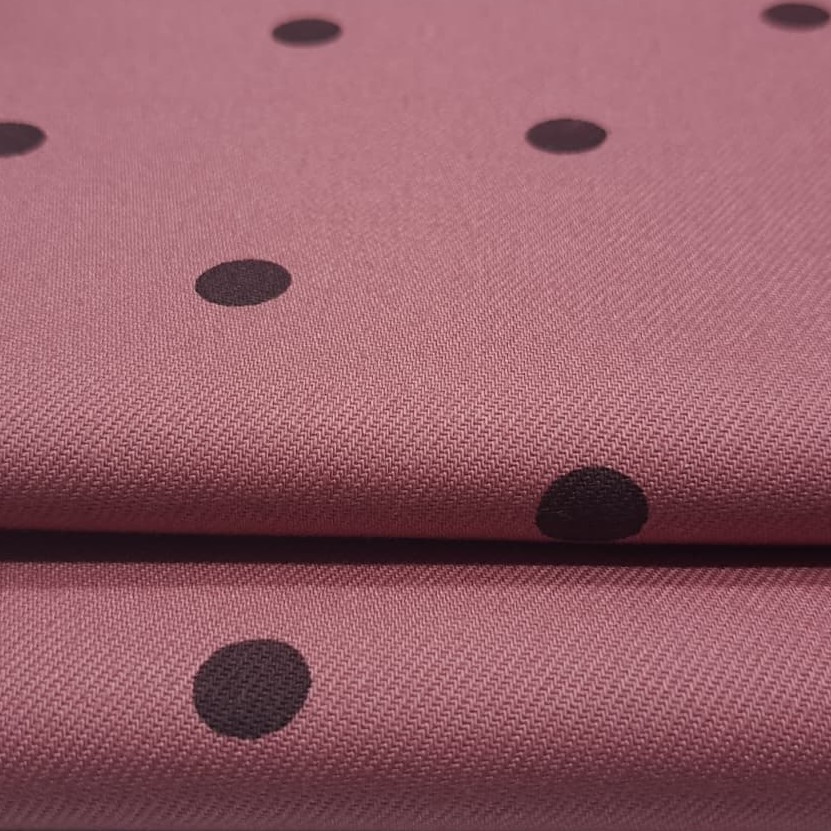 Base Pink Over Dot Print