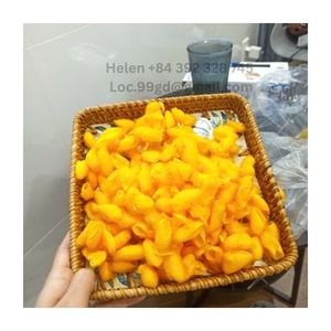 Etiqueta privada CUSTOM SILK COCOON VENTA BARATA NATURAL SILK COCOON PURE YELLOW MULBERRY SILK COCOON ORIGEN EN VIETNAM - Product Image 5