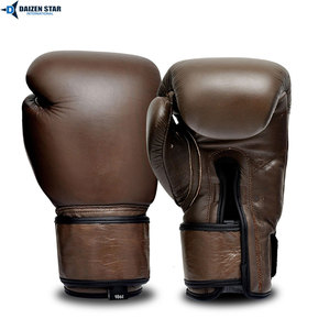 ถุงมือชกมวยหนัง PU ทนทาน สำหรับฝึกซ้อม MMA มวยไทย รับทำโลโก้ตามสั่ง - Product Image 3
