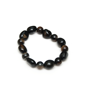 สร้อยข้อมือแบล็คออนิกซ์ขายส่งเครื่องประดับแฟชั่นคริสตัล - Product Image 2