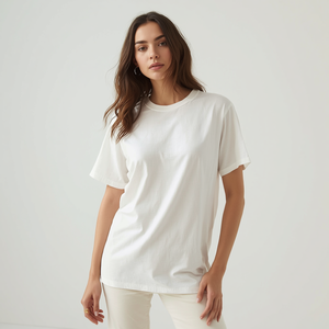 Comfort Blank T Shirt Soft Cotton Plain Basic Tee for Men Women with OEM ODM Customization - Product Image 6