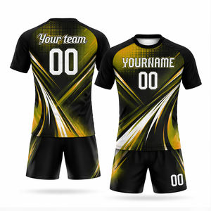 Ensemble de vêtements de volley-ball personnalisés unisexes, impression par sublimation, séchage rapide, matière polyester respirante, style personnalisé - Product Image 5