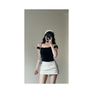 T-shirts pour femmes de style coréen, écologiques, à prix avantageux, taille haute, coupe ajustée, décontractés et élégants, échantillon gratuit - Product Image 3