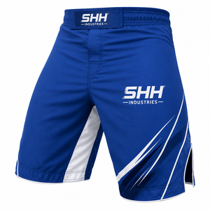 SHH Industries Wholesale Custom MMA <b>Shorts</b> Men Lightweight Fight Training BJJ Grappling <b>Kickboxing</b> Stretch Adults Personalised - Product Image 1