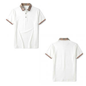 เสื้อโปโลชายพิมพ์โลโก้ตามสั่ง ผ้าฝ้าย 100% ระบายอากาศได้ดี แขนสั้น สีพื้น เรียบง่าย สไตล์ลำลอง เหมาะสำหรับตีกอล์ฟ รับผลิตแบบ OEM ขายส่ง ยอดนิยม - Product Image 2
