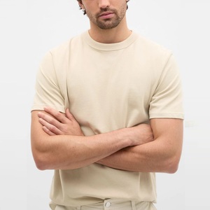 Camiseta Unisex de Lujo 100% Algodón 260gsm al por Mayor, con Logotipo Personalizado, Cuello Redondo, Sólida, Oversize, de Gran Gramaje y Ajuste Holgado para Hombre - Product Image 3