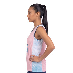 Camiseta de Lacrosse para Mujer, Transpirable, Sublimada, Ligera, sin Mangas - Product Image 3