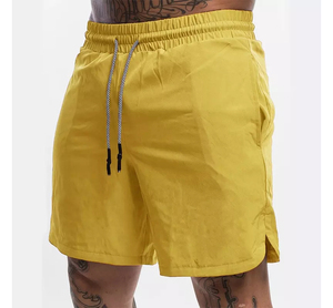 Pantalones Cortos Cargo Casuales de Verano para Hombre, de Poliéster/Nylon, Sólidos, de Secado Rápido, Impermeables, Transpirables, Resistentes al Viento, con Cintura Elástica, Estilo Urbano - Product Image 5